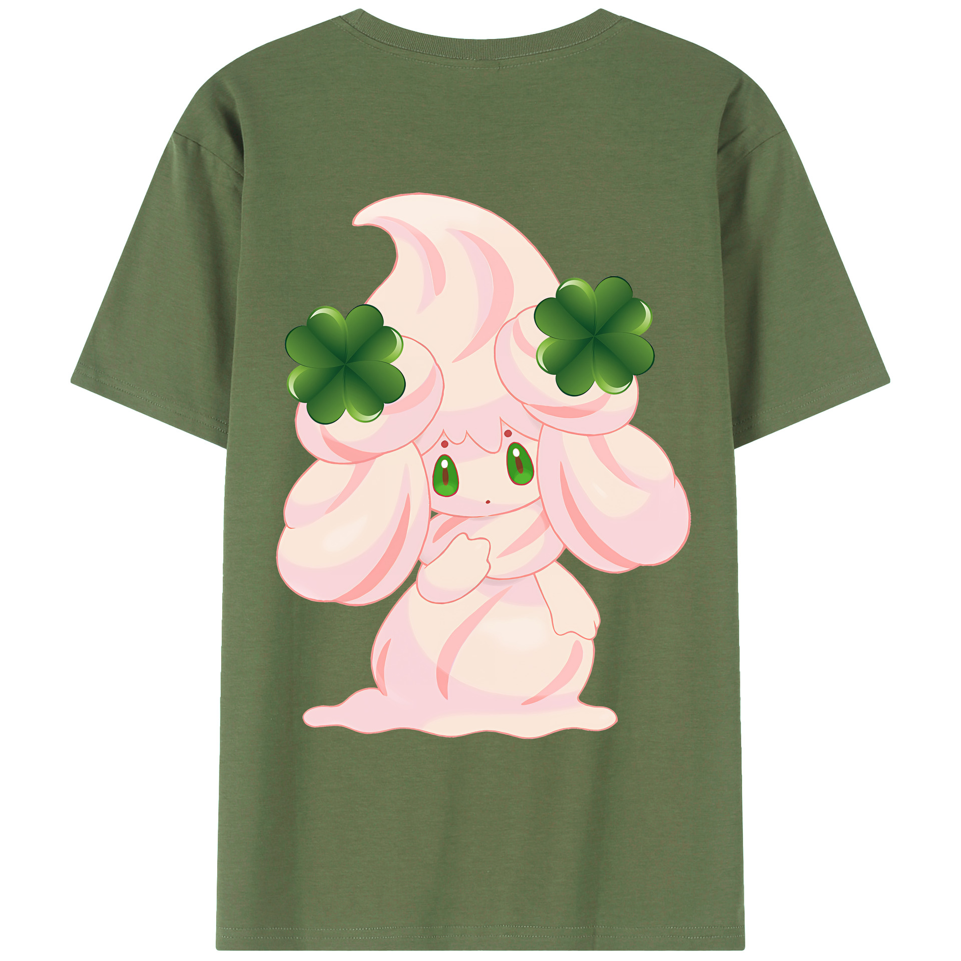 （画像用） ポケットモンスター Pokémon 綿100％ メンズ半袖Tシャツ（バックプリント） 通気性